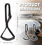2PCS Car Door Handle for Elderly,Adjustable & Portable Car Handle Assist for Elderly/Pregnant/Disabled,Universal Auto Cane Cars Grab Handles Cars Accessories for SUV Truck