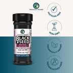 Amazing Herbs Whole Premium Black Cumin Seed - Nigella Sativa Seeds, Organic, Gluten-Free, Non-GMO, Supports Immune System, Cardiovascular Health, & Digestion - 4 oz