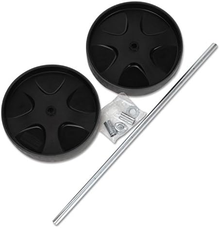 Rubbermaid Commercial Replacement Fixed-Position Bayonet Casters, 8-Inch Wheel, Gray, 2/Pack (RCP6173L9GRA)