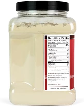 Hoosier Hill Farm Organic Oat Milk Powder, 2LB (Pack of 1)