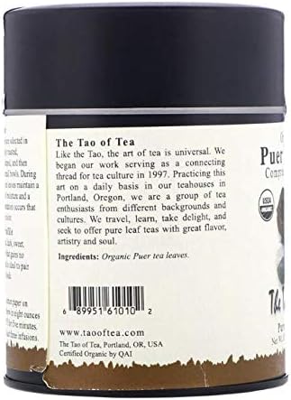 The Tao of Tea, Puer Tuocha, 3 Ounce Tin