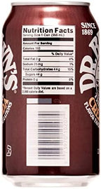 Dr. Browns Soda, Cream Soda, 12 oz can (Pack of 18, Total 216 Oz)
