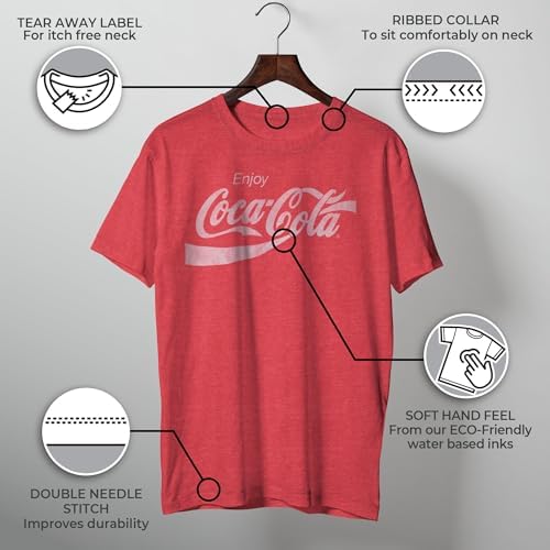 Coca-Cola Men's Eighties Coke Short Sleeve T-Shirt