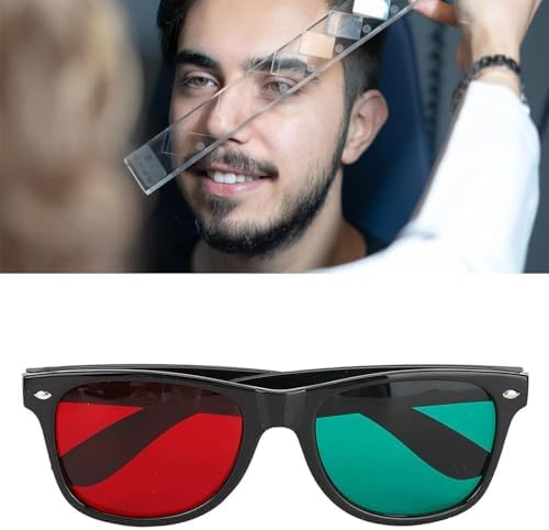 Red Green Training Eyeglasses | Portable Red Green Trainer Eyeglasses For Children - Comfortable Fit, Training Glasse For Amblyopia, Exotropia