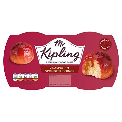 Mr Kipling Raspberry Sponge Pudding - 108g - Pack of 1