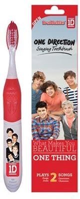Brush Buddies One Direction Singing Tooth Brush |Battery Powered| Music with 2 Songs (What Makes You Beautiful & One Thing) | 2 Minute Fun Time LOL Surprise with Teeth Whitening and Oral Hygiene on The Go|