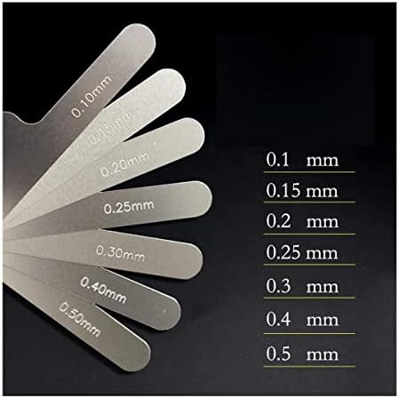 Orthodontic Gap Ruler Dental Interproximal Reduction Gauge Ruler Tooth Gap Measuring IPR System Stainless Steel Orthodontic Instrument