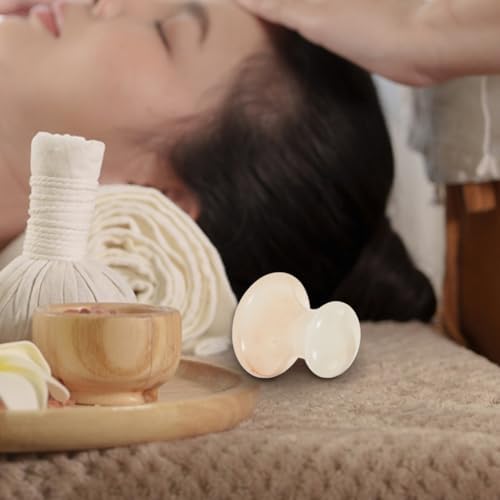 FRCOLOR 2Pcs Mushroom Massager for Face Gua Sha Facial Tools Smooth Skin Scraping Massager for Spa Home and Office Use Resin Massage Tool Present for Friends and Family