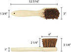 Thunder Group Wok Brush with Wooden Handle, 12-Inch