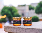 AZSAFFRON Saffron Honey | 30g Glass Jar | Pure Raw Unfiltered Honey Infused with Premium Saffron Threads
