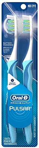 Oral-B Pulsar Vibrating Bristles Toothbrush, 4 Count - Medium (Colors May Vary)