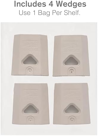 METRO MX9985 MetroMax i Industrial Plastic Shelving Wedges, Bag of 4