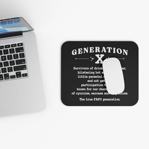 Teegarb Letter Blanket Generation X Hose Water – Funny Gen X FAFO Mousepad with Sarcastic Humor