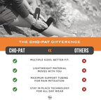 Cho-Pat Dual Action Double-Layer Adjustable Knee Strap, Pain Relief for Chondromalacia, Osgood Schlatter’s, Tendonitis, and Meniscus Tears, Large