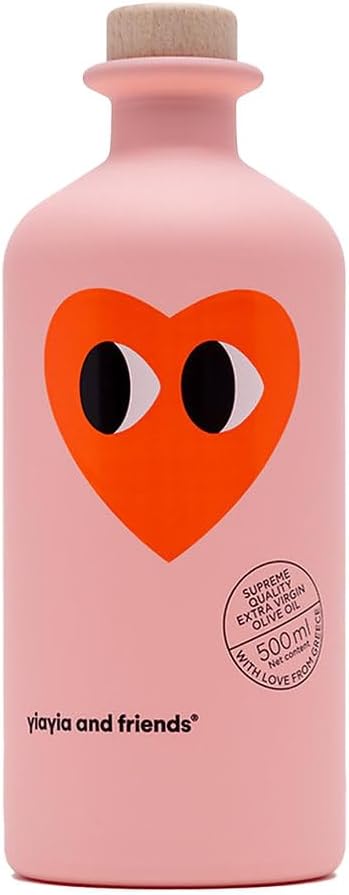 Yiayia and Friends “LOVE” Extra Virgin Olive Oil, 16.9oz | 500mL
