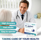2 Pack H. Pylori Stool Antigen Test Kit at-Home Helicobacter Pylori Detection Non-Invasive Fecal Rapid Test Easy to Use Results in 15 Minutes