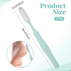 2Pcs Mini Foot File Precision Callus Remover Foot Files Callus Remover Bunion Scrubber Smooth Feet Heel Scraper for Toe Gaps Hard Skin Pedicures Hands in Shower Cracked Feet