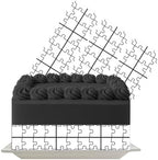 Puzzle Edible Cake Decoration Border Topper Colourful Puzzle Icing Sheet Kids Birthday Autism Awareness Cake Decoration