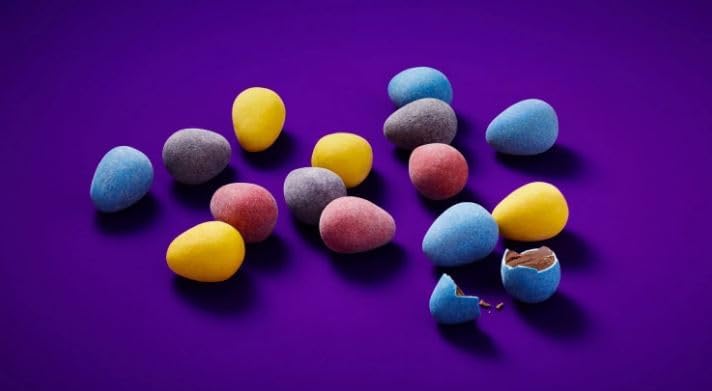 Mini Eggs Dark Chocolate Candy 29.2 oz Approx 250 Pieces All Kosher Dairy Eggs With A Crisp Sugar Shell Bulk Pack of Royal Dark Chocolate in Resealable Bag