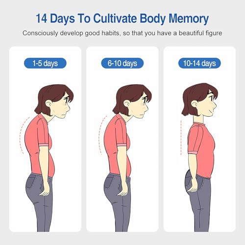 Smart Posture Corrector - Adjustable Upper Back Brace with Vibration Intelligent Posture Reminder, Posture Trainer for Kids, Help to Keep Right Posture (J3000)