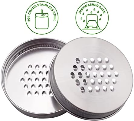 Mason Jar Lifestyle Grater/Shredder Lid for Wide Mouth Jars (3 Pack)