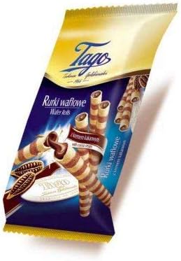 Tago Wafers Rolls With Cocoa Filling - 30 Pieces Per Pack - 150g - Pack of 2