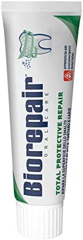 Biorepair:"Total Protective Repair" Toothpaste with microRepair * 2.5 Fluid Ounce (75ml) Tube * [ Italian Import ]