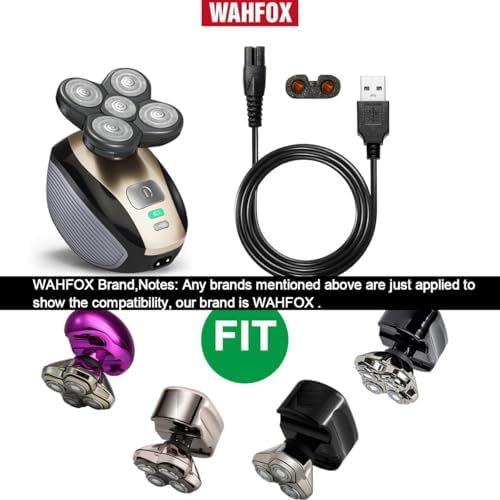 Universa Head Shaver Charger Cord Compatible with head shaver,WAHFOX charger cord for many brands USB Cable Shaver Electric Shaver Power Cord Replacement