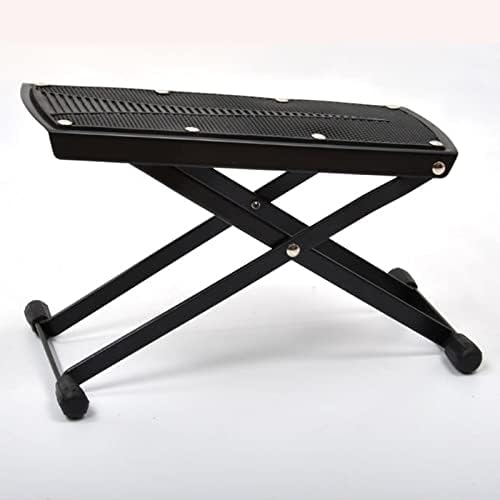 Foldable 6-Position Height Adjustable Pedicure & Manicure Foot Rest, Non-Slip Rubber Foot Stool for Comfortable Home Nail Care, Easy Toenail Trimming & Nail Art Foot Stool