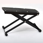 Foldable 6-Position Height Adjustable Pedicure & Manicure Foot Rest, Non-Slip Rubber Foot Stool for Comfortable Home Nail Care, Easy Toenail Trimming & Nail Art Foot Stool