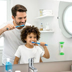 6Pcs Sand Timer Toothbrush Timer with Suction Cup, 3 Minutes Sand Timers Rotatable Hourglass Sandglass Sands Clock for Kids Toothbrush, Games, Classes, Cooking