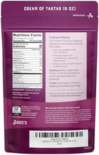 Judee's Gluten Free Cream of Tartar - Baking Stabilizer & Cream of Tartar for Baking - Gluten Free & Non-GMO - Keto Friendly & Tartaric Acid - 6 oz, Pack of 1