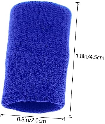 KOMBIUDA 30pcs Sports Finger Sleeves Men Finger Guard Elastic Brace for Tennis Sports Supplies