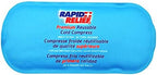 Rapid Relief Reusable Gel Cold Compress - Soft Fabric Cold Pack for Injuries, First Aid, Sprains, Headaches, Muscle Aches, and Pain Relief 5” x 11” Small