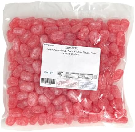 YANKEETRADERS Anise Hard Sanded Candy Drops, 40 Oz. Bulk Bag