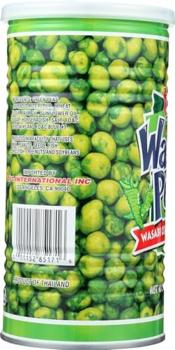 Hapi Hot Wasabi Peas, 9.9-Ounce Tins (Pack of 4) Home Grocery Product
