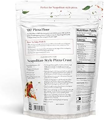 King Arthur 00 Pizza Flour, Non-GMO Project Verified, 100% American Grown Wheat, 3 lb Bag