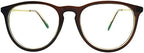 Mens Womens Oversize Readers +5.75 Reading Glasses Brown Frame Spectacles Eyewear