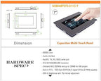 Nextion Intelligent 7 inch HMI Display 5V Capacitive Touch Screen 800x480 TFT LCD w/Enclosure Case for Arduino (NX8048P070-011C-Y)
