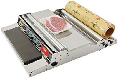 VisionTechShop VTH-500, 20 Inch / 500 mm Hand Wrapping Machine Film Wrapper for Food Packaging, Large Tray, MADE IN KOREA