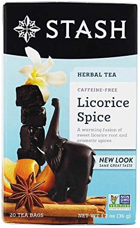 STASH TEA TEA,HERBAL,LICORICE SPICE, 20 BAG, 1.2 Oz