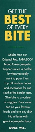 TABASCO brand Green Jalapeno Pepper Sauce; 2 oz bottle