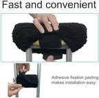 SPRING SEAON Plush Memory‑Foam Crutch Underarm Pad & Hand‑Grip Covers–Universal Fit, Breathable Moisture‑Wicking, Machine‑Washable Cushion for Crutches, Pain Relief & Chafing Protection