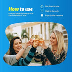 UBfree Wine Drops - Sulfite and Histamine Remover for White Wine - 1 Pack - Made in New Zealand - Natural, Odorless, Tasteless, Reduces Headaches and Allergies - Portable
