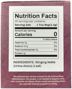Organic Positively Botanicals Company, Nettle Leaf Herbal Tea Bags, 20 Count