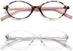Oval Reading Glasses Women Men Blue Light Blocking Small Computer Readers Retro Fashion Frame Vintage Eyewear PT2009