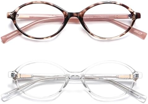 Oval Reading Glasses Women Men Blue Light Blocking Small Computer Readers Retro Fashion Frame Vintage Eyewear PT2009