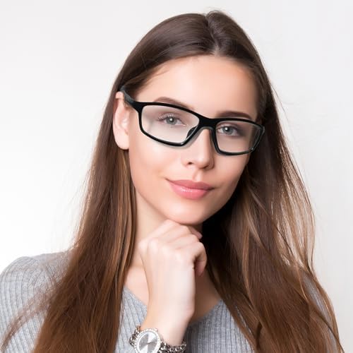 3 Pack Reading Glasses in Cycling Goggle Style Oversized Readers Large Blue Light Computer Eyeglasses
