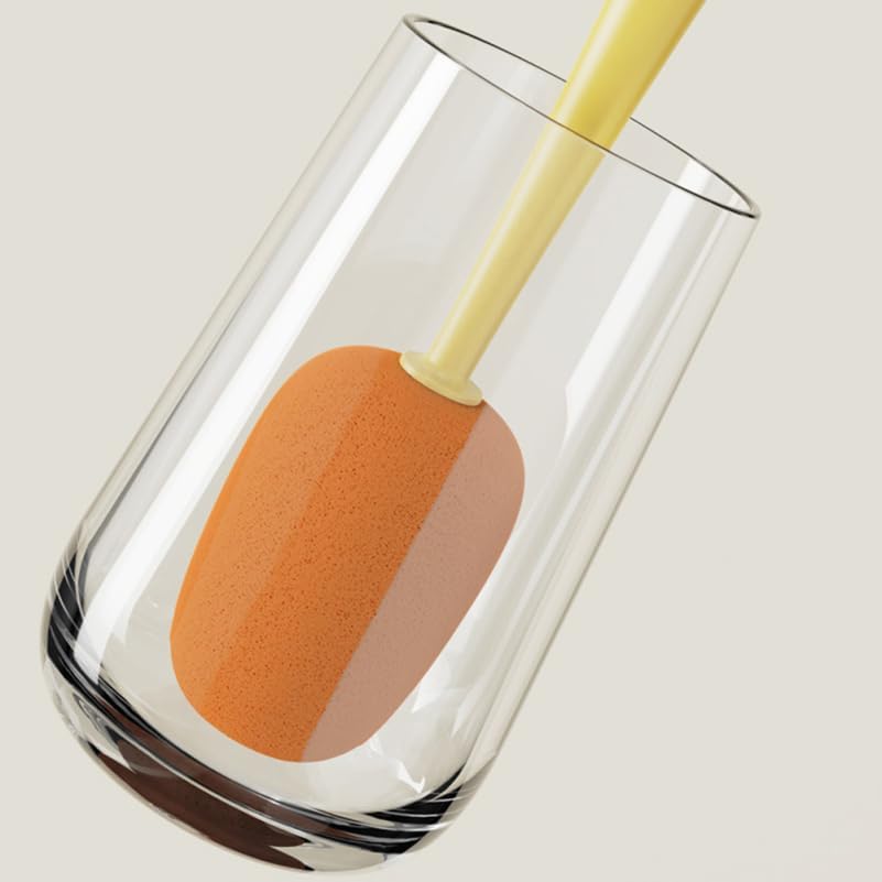 2Pcs Cleaning Brush for Water Bottles Bottle Cleaning Brush for Stain Removal Suitable for Glass Cups