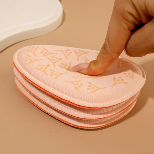 2 Pairs Women High Heels Anti-Slip Forefoot Pad Half Insoles Ball of Foot Cushions Feet Care Inserts 7.3 * 12cm